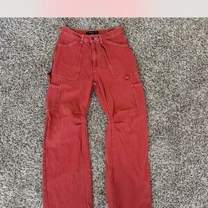 Lioness Brick Red Cargo Pants